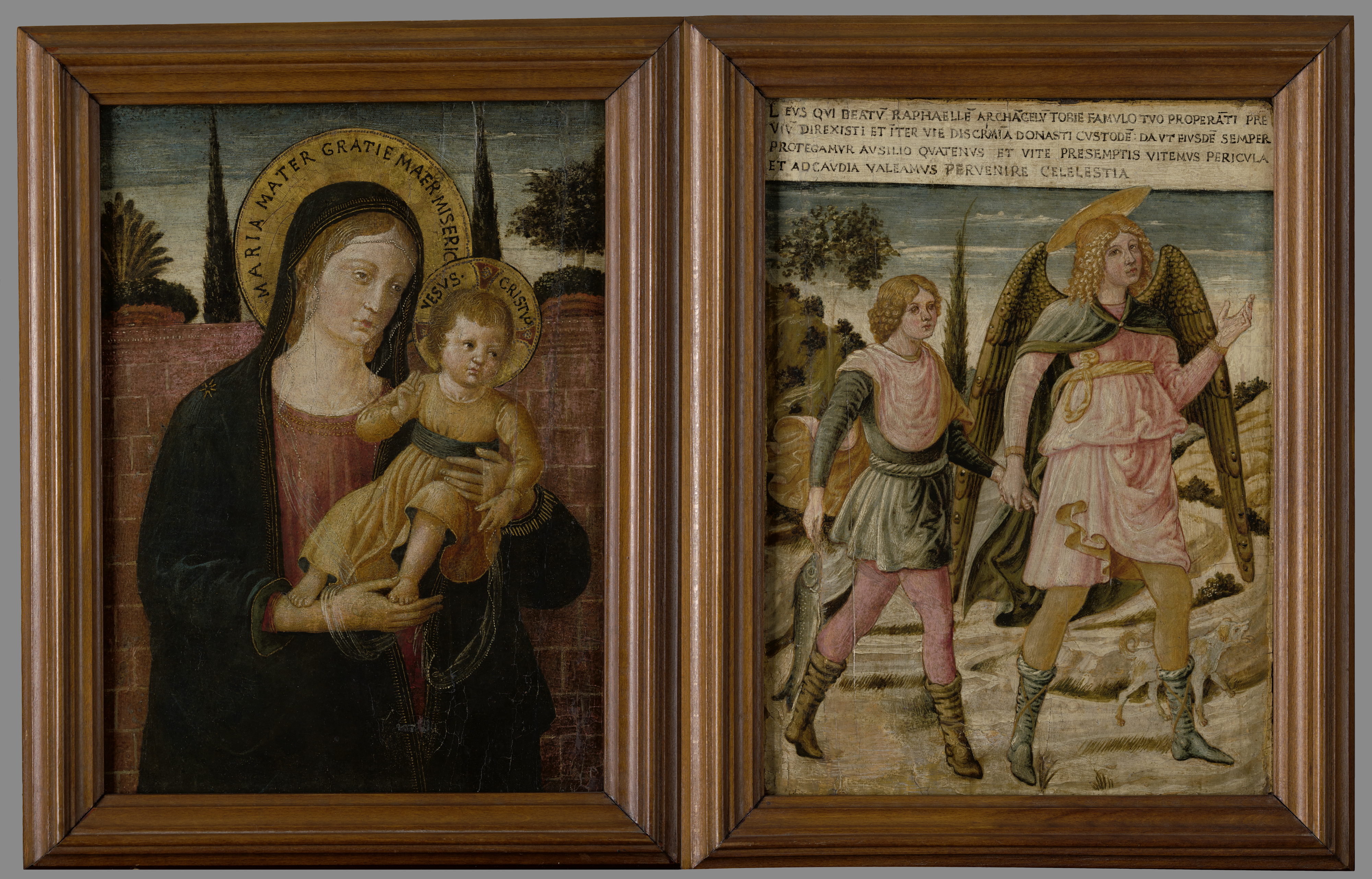 Madonna and Child (Obverse) and Tobias with Archangel Raphael (Reverse ...