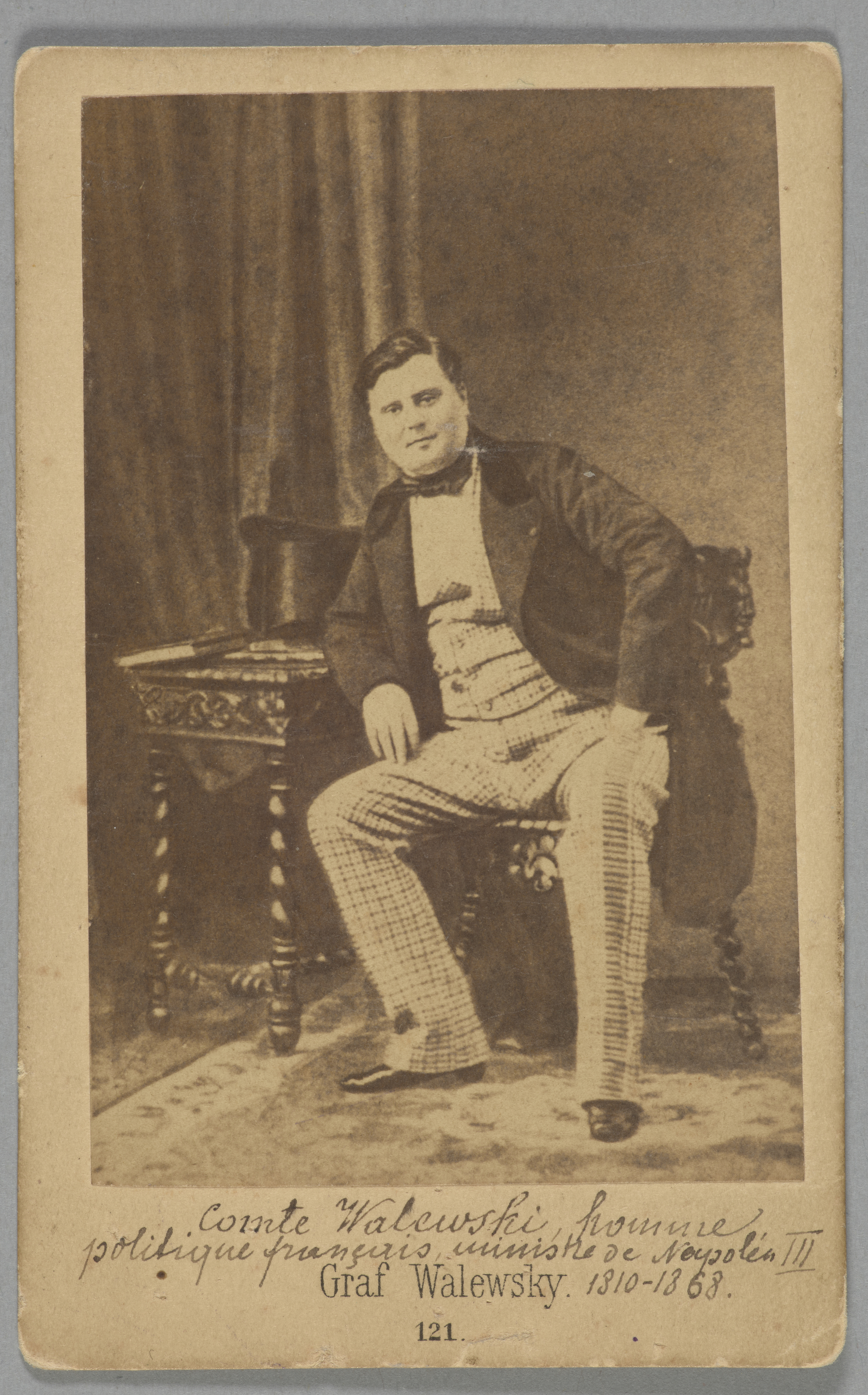 Hr. ALEKSANDER WALEWSKI, (syn Napoleona), portret | Muzeum Narodowe w ...