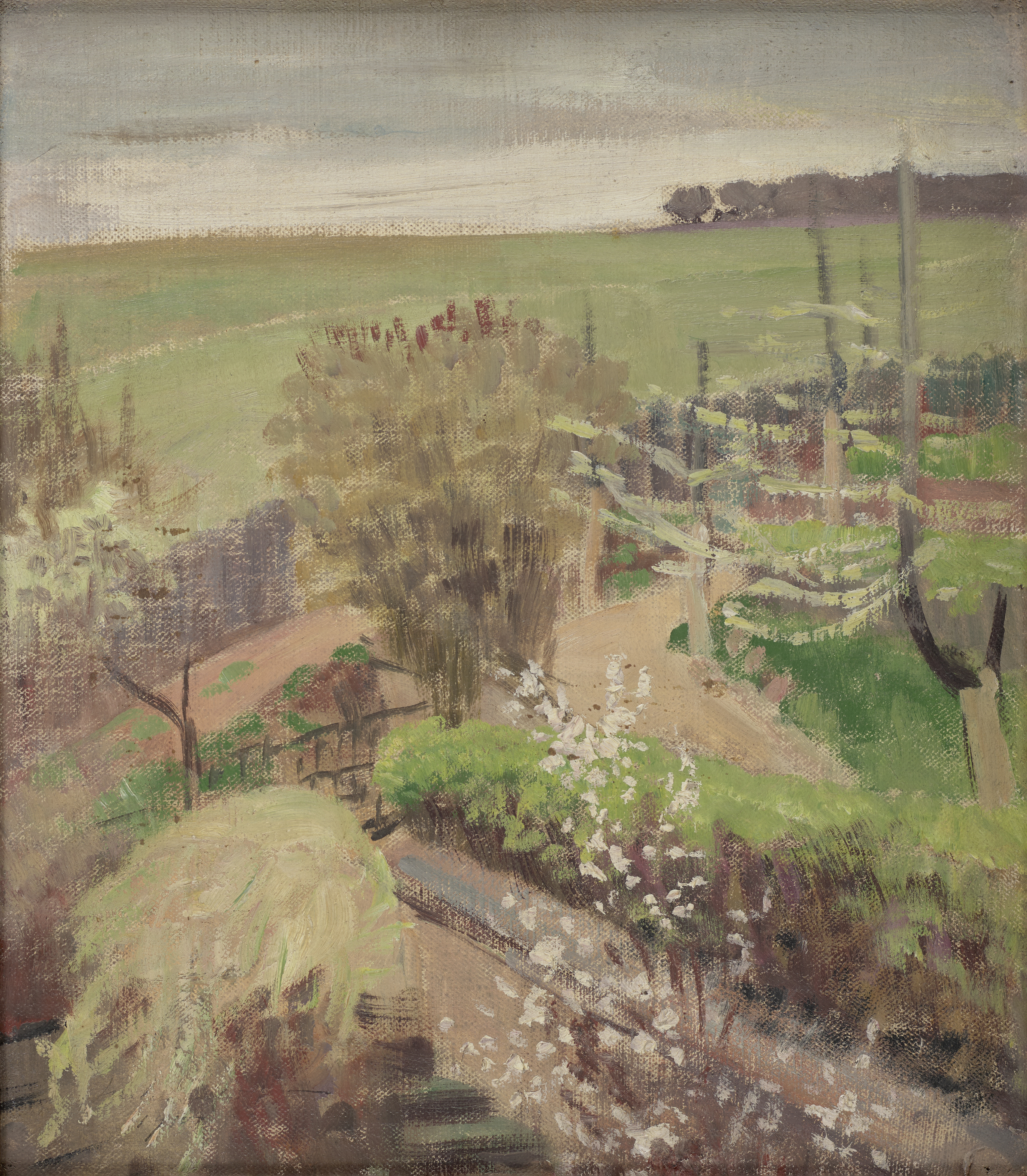 Pejzaż wiosenny wiejski, Malczewski, Jacek (1854-1929)