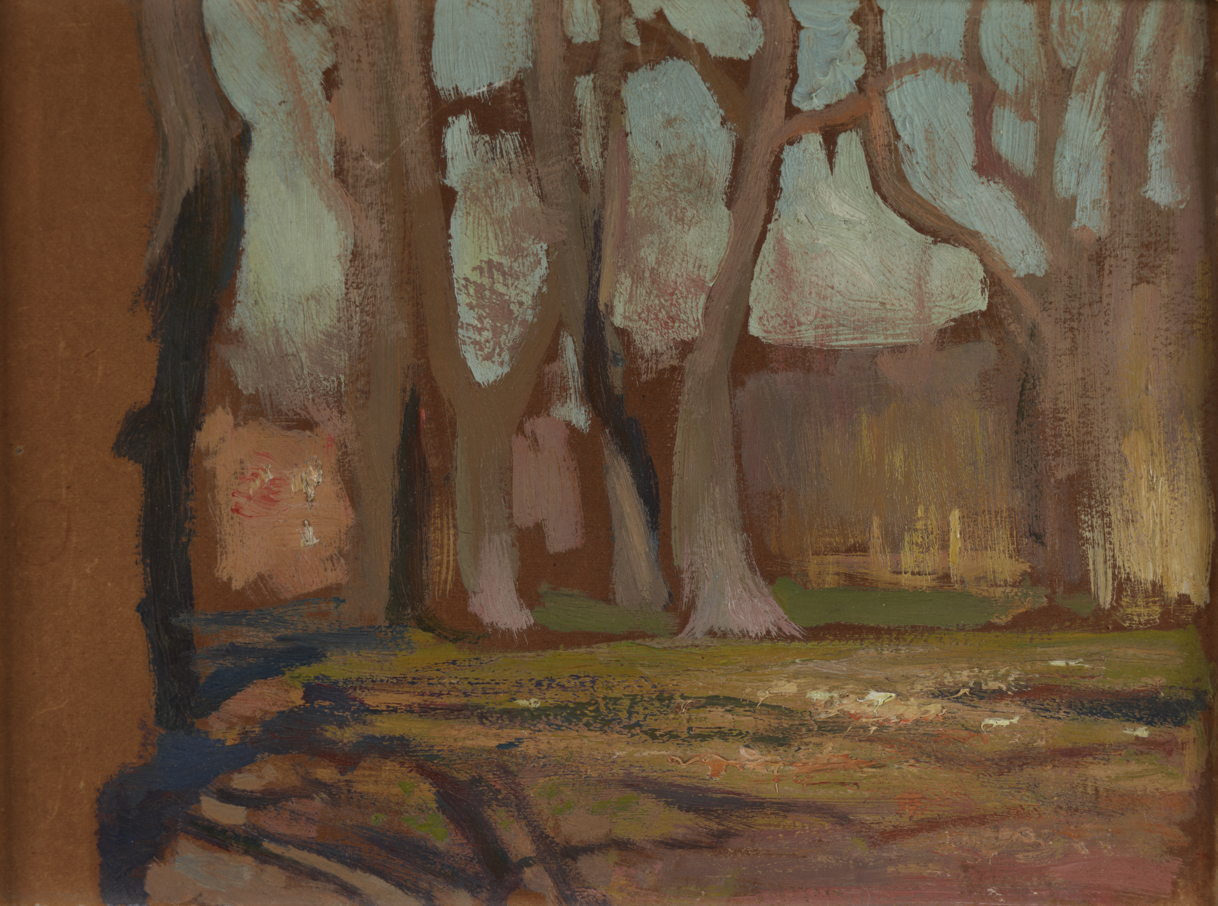 Planty krakowskie na wiosnę, Stanisławski, Jan (1860-1907)